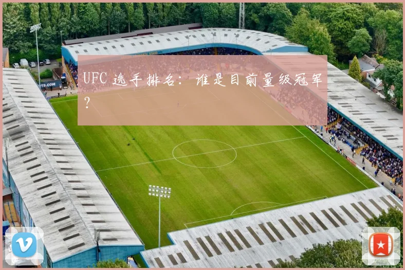 UFC 选手排名：谁是目前量级冠军？